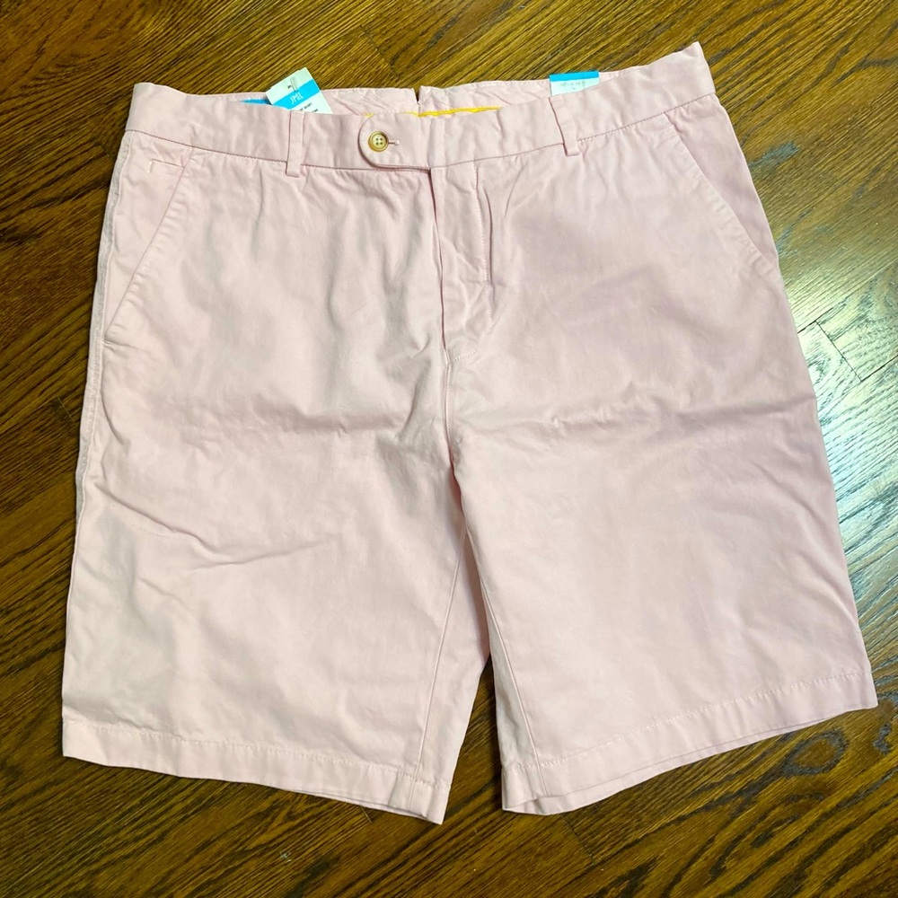 J. McLaughlin Pink Flat Front Shorts